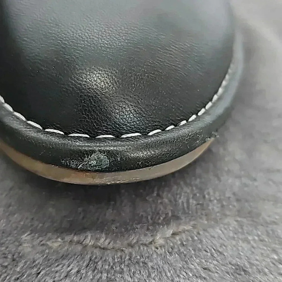 CROWN VINTAGE Davi Leather Flat Shoes - Picture 4 of 8